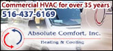 Absolute Comfort, Inc. Sponsorship Banner